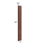 Farmhouse Walnut Shaker 6x42 Wall Filler 