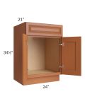 Lexington Cinnamon Glaze 24" Vanity Sink Base Cabinet