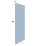 Sky Blue Shaker 36x96 Finished Back Panel