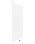Vail White Shaker 48x96 Finished Back Panel