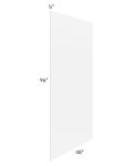Providence White 48x96 Finished Back Panel