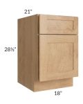 Midtown Timber Shaker 18" File Base Cabinet