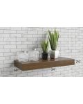 Midtown Mocha Shaker 24" Floating Walnut Shelf