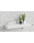 Portland Sand 30" Floating White Shelf