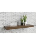 Gramercy Coffee 36" Floating Walnut Shelf