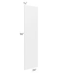 Brighton White Shaker 24x96x3/4 Finished Panel