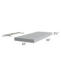 Asheville Grey Shaker 36" Floating Shelf