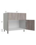 Milan Hazel 36" Farm Sink Base Cabinet