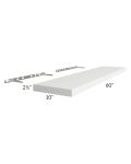 Asheville White Shaker 60" Floating Shelf