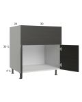 Euro Café 30” Farm Sink Base Cabinet