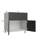 Euro Cafe 33” Farm Sink Base Cabinet