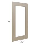 Tuscan Oyster 15x30 Clear Glass Door (Cabinet Sold Separately)