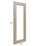 Tuscan Oyster 15x42 Clear Glass Door (Cabinet Sold Separately)