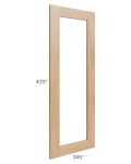 Midtown Timber Shaker 15x42 Clear Glass Door (Cabinet Sold Separately)