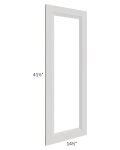 Salem Light Grey 15x42 Clear Glass Door (Cabinet Sold Separately)