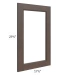 Tuscan Kona Brown 18x30 Clear Glass Door (Cabinet Sold Separately)