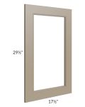 Tuscan Oyster 18x30 Clear Glass Door (Cabinet Sold Separately)