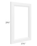Salem White 18x30 Clear Glass Door (Cabinet Sold Separately)
