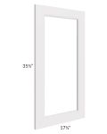 Tuscan Cloud 18x36 Clear Glass Door (Cabinet Sold Separately)