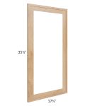Vienna Timber 18x36 Clear Glass Door (Cabinet Sold Separately)