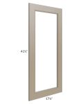 Tuscan Oyster 18x42 Clear Glass Door (Cabinet Sold Separately)