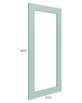 Midtown Mint Green Shaker 18x42 Clear Glass Door (Cabinet Sold Separately)