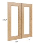 Tuscan Timber 24x30 Clear Glass Door (Cabinet Sold Separately)
