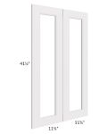Tuscan Cloud 24x42 Clear Glass Door (Cabinet Sold Separately)