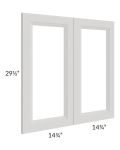 Salem Light Grey 30x30 Clear Glass Door (Cabinet Sold Separately)
