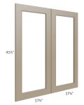Tuscan Oyster 36x42 Clear Glass Door (Cabinet Sold Separately)
