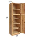 Rustic Shaker 24x84 Utility Cabinet