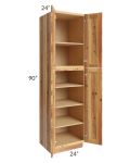 Rustic Shaker 24x90 Utility Cabinet