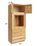 Rustic Shaker 33x84 Universal Oven Cabinet