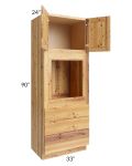 Rustic Shaker 33x90 Universal Oven Cabinet