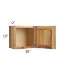 Rustic Shaker 18x18 Wall Cabinet