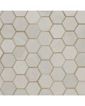 Sande Ivory 2" x 2" Hexagon Matte Porcelain Tile