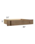 Midtown Mocha Shaker 30" Vanity Knee Drawer (Trimmable to 24")