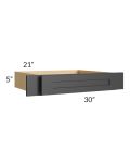 Midtown Black Shaker 30" Vanity Knee Drawer (Trimmable to 24")