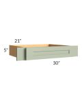 Midtown Pistachio Green Shaker 30" Vanity Knee Drawer (Trimmable to 24")