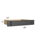 Vienna Black 30" Vanity Knee Drawer (Trimmable to 24")
