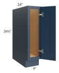 Madison Navy Shaker 9" Base Tray Cabinet