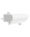 Alpine White Shaker 96" Light Rail Molding 