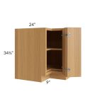 Portland Sand 33" Lazy Susan Base Cabinet 