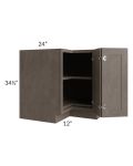 24x30 Corner Wall Cabinet (No Door) To Be Used With A Glass Door