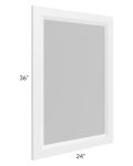 Bayville White 24x36 Vanity Mirror