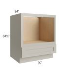 Stratton Light Grey Shaker 30" Microwave Base Cabinet