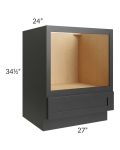 Onyx Black Shaker 27" Base Microwave Cabinet 