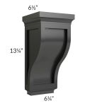 Onyx Black Shaker Large Corbel