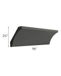 Onyx Black Shaker 8' Cove Crown Molding