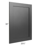 Onyx Black Shaker 20x30 Vanity Decorative End Panel